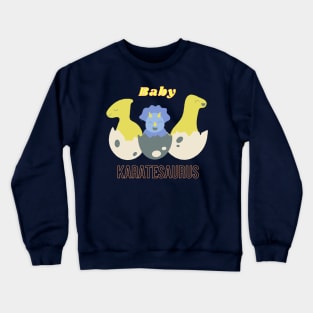 cute baby dinasaurs Crewneck Sweatshirt